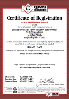 Certificate ISO-2129